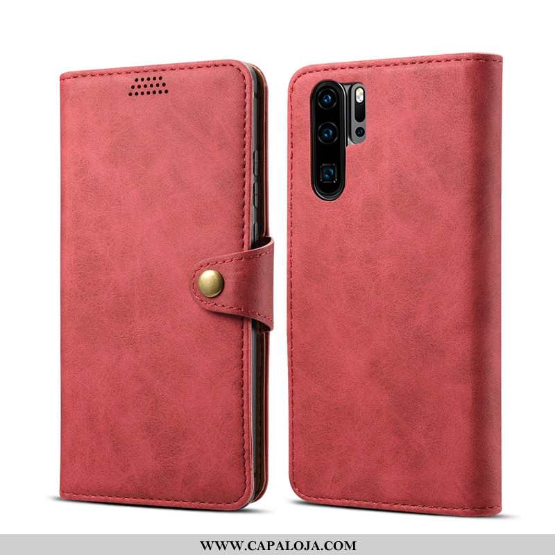 Capa Huawei P30 Pro Couro Verde Telemóvel Cover, Capas Huawei P30 Pro Carteira Promoção