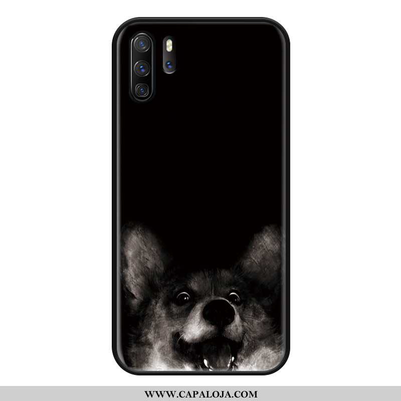 Capa Huawei P30 Pro Protetoras Casal Masculino Feminino Preto, Capas Huawei P30 Pro Moda Barato