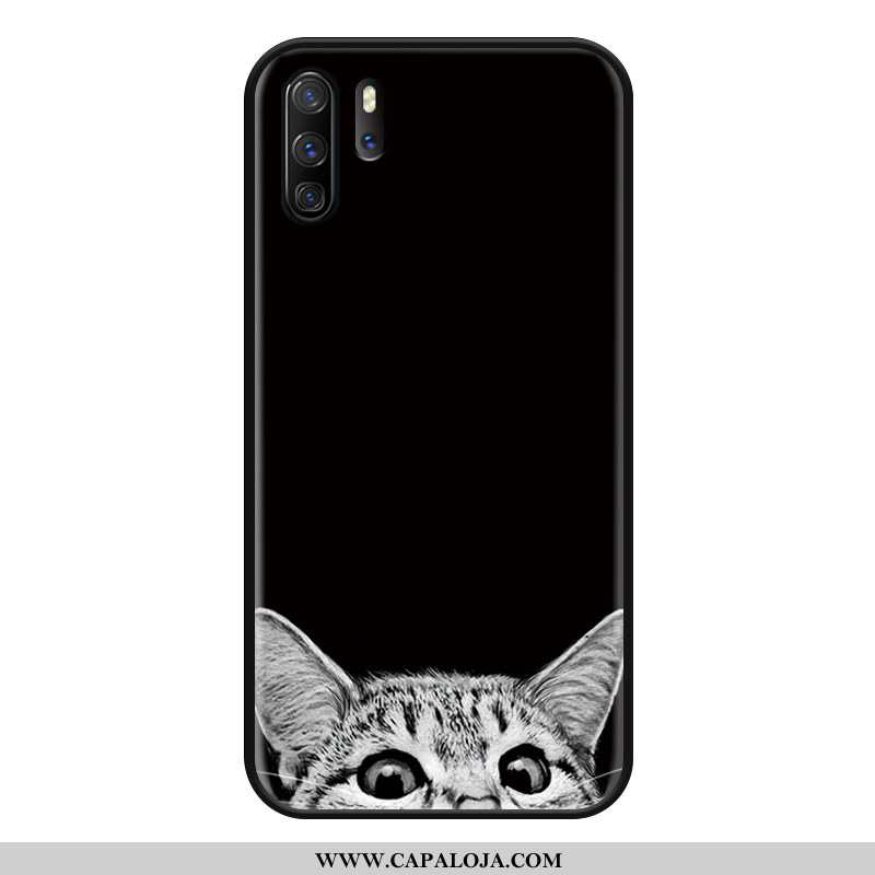 Capa Huawei P30 Pro Protetoras Casal Masculino Feminino Preto, Capas Huawei P30 Pro Moda Barato