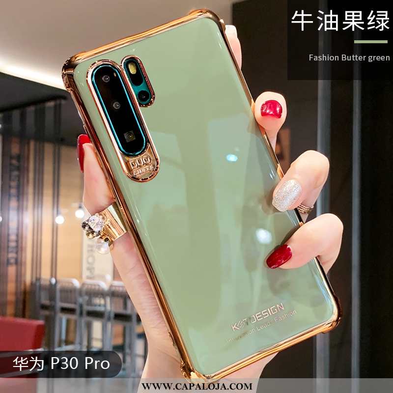 Capa Huawei P30 Pro Silicone Criativas Feminino Completa Laranja, Capas Huawei P30 Pro Personalizado