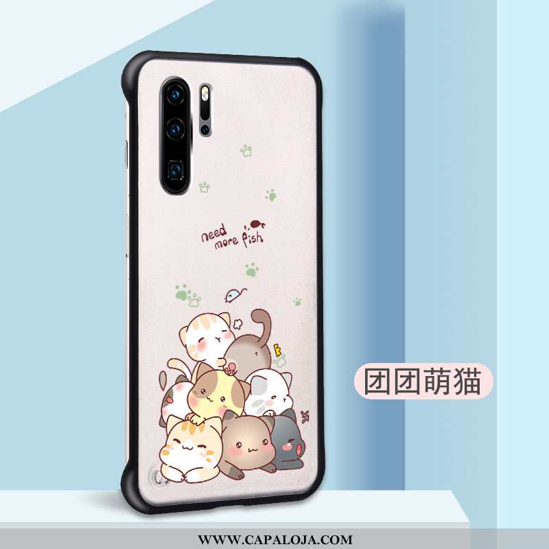 Capa Huawei P30 Pro Slim Desenho Animado Sem Telemóvel Bege, Capas Huawei P30 Pro Tendencia Baratas