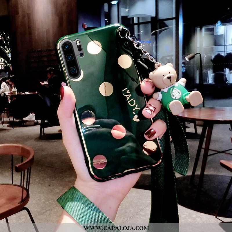 Capa Huawei P30 Pro Soft Slim Malha Completa Verde, Capas Huawei P30 Pro Super Online