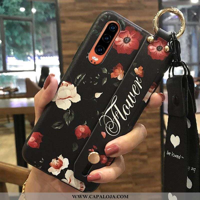 Capa Huawei P30 Protetoras Capas Tendencia Suporte Branco, Huawei P30 Cordao Baratas