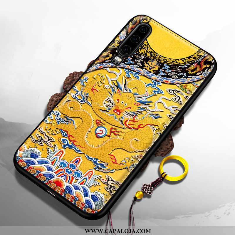 Capa Huawei P30 Protetoras Novas Capas Super Amarelo, Huawei P30 Silicone Online