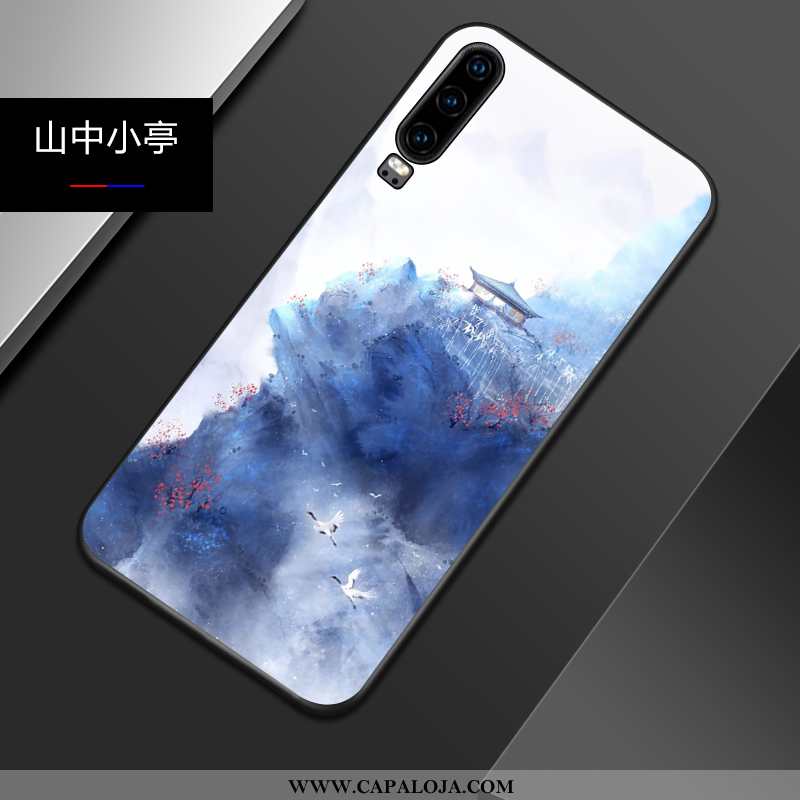 Capa Huawei P30 Slim Completa Capas Antiqueda Azul, Huawei P30 Tendencia Promoção