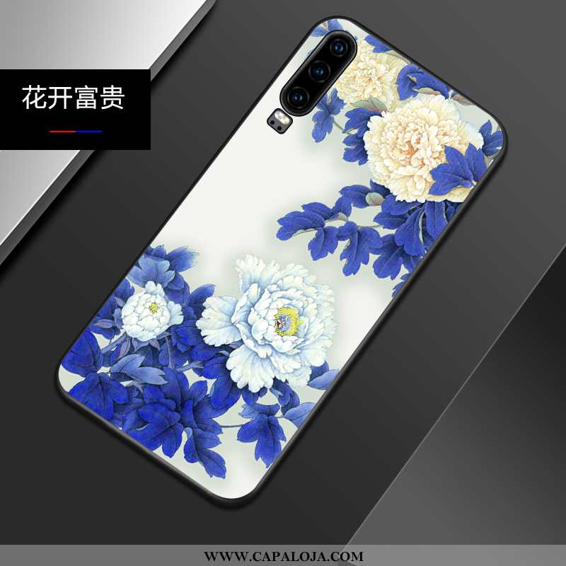 Capa Huawei P30 Slim Completa Capas Antiqueda Azul, Huawei P30 Tendencia Promoção