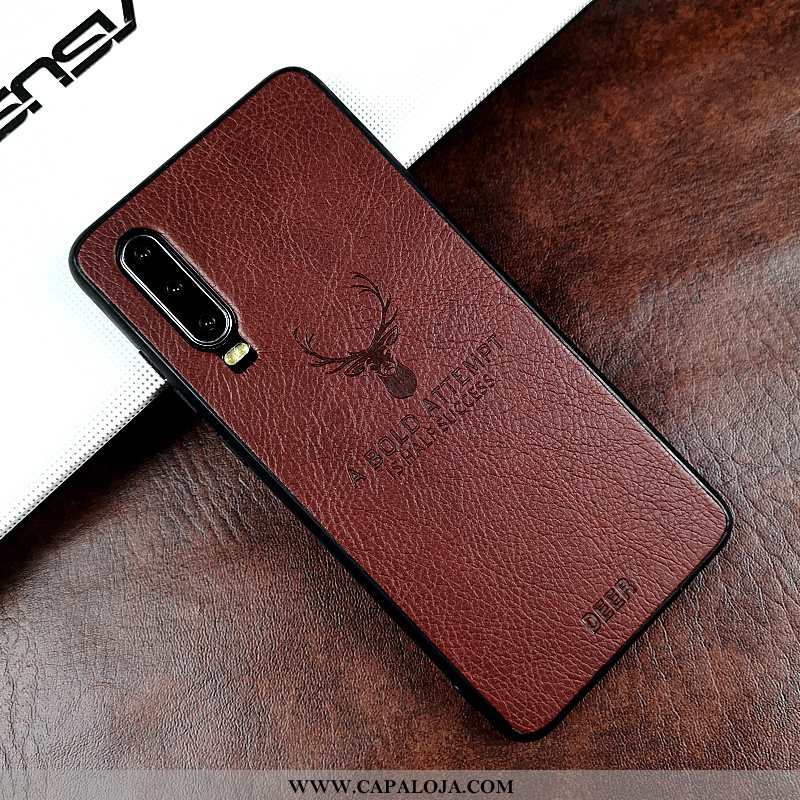 Capa Huawei P30 Super Casaco Slim Cases Preto, Capas Huawei P30 Protetoras Promoção