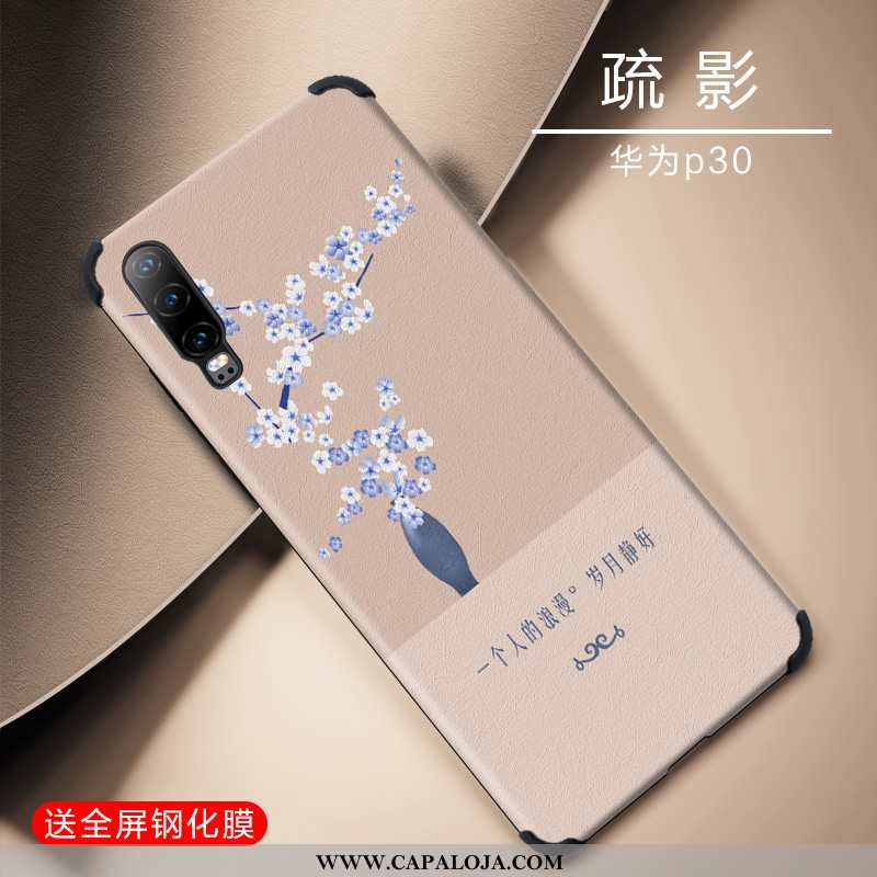 Capa Huawei P30 Tendencia Criativas Azul Cases, Capas Huawei P30 Soft Online