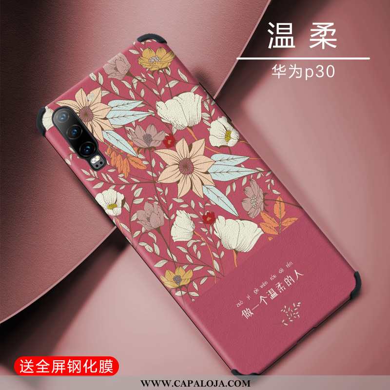 Capa Huawei P30 Tendencia Criativas Azul Cases, Capas Huawei P30 Soft Online