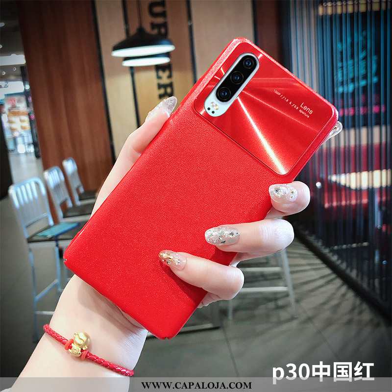 Capa Huawei P30 Tendencia Frente Protetoras Masculino Laranja, Capas Huawei P30 Super Promoção