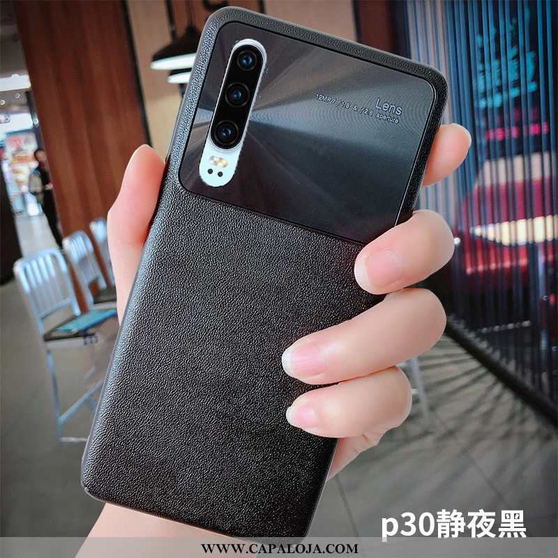 Capa Huawei P30 Tendencia Frente Protetoras Masculino Laranja, Capas Huawei P30 Super Promoção