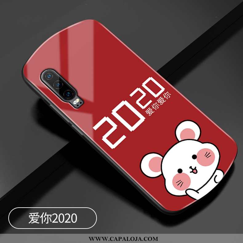 Capa Huawei P30 Vidro Cases Antiqueda Completa Vermelho, Capas Huawei P30 Protetoras Baratas