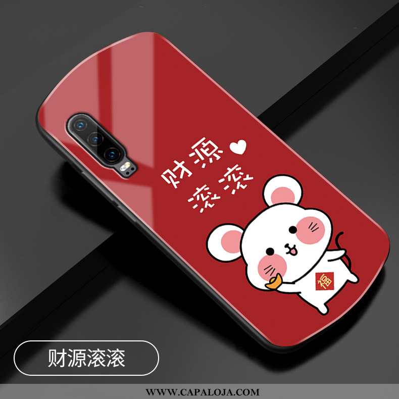 Capa Huawei P30 Vidro Cases Antiqueda Completa Vermelho, Capas Huawei P30 Protetoras Baratas