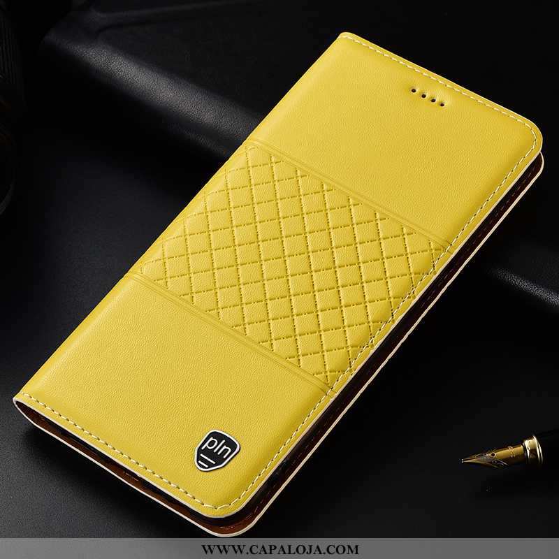 Capa Huawei P40 Couro Marrom Telemóvel Cover Castanho, Capas Huawei P40 Protetoras Baratos