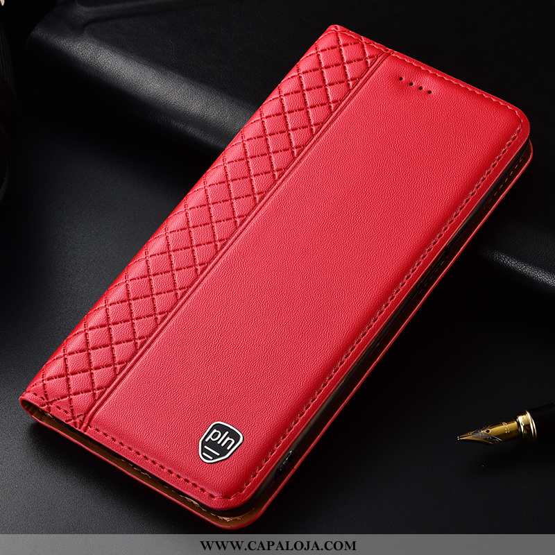 Capa Huawei P40 Couro Marrom Telemóvel Cover Castanho, Capas Huawei P40 Protetoras Baratos