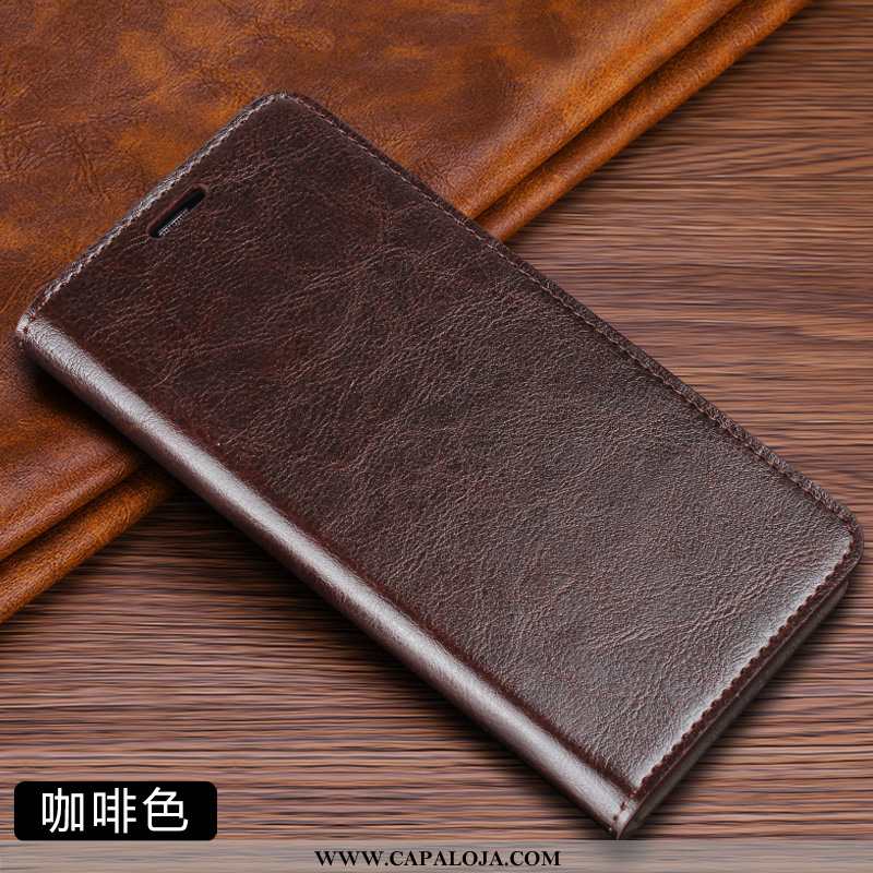 Capa Huawei P40 Couro Telemóvel Masculino Cases Castanho, Capas Huawei P40 Marrom Baratos