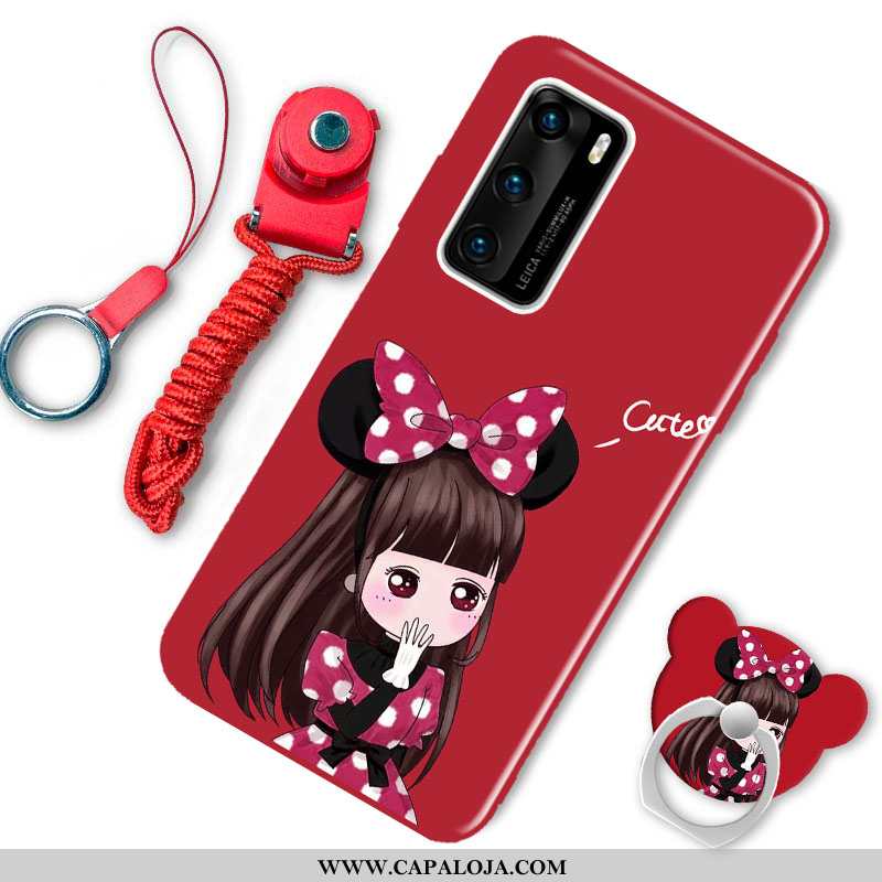 Capa Huawei P40 Fofas Soft Cases Fosco Bordô, Capas Huawei P40 Tendencia Barato