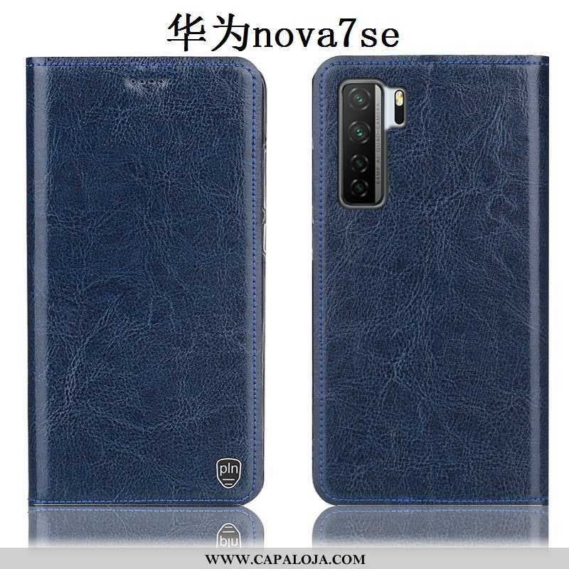 Capa Huawei P40 Lite 5g Couro Genuíno Cases Vermelha Capas Rosa, Huawei P40 Lite 5g Protetoras Promo