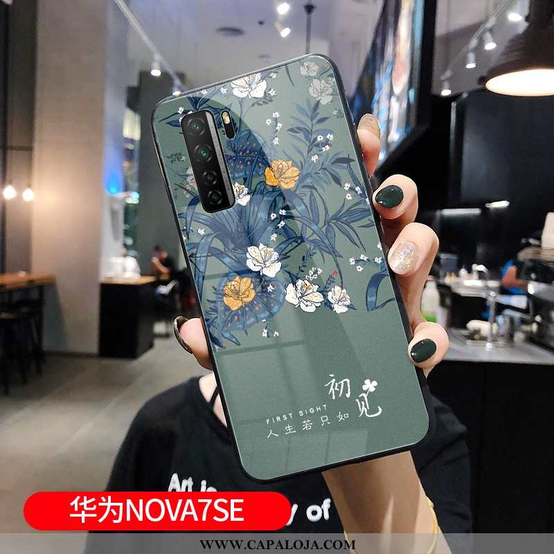 Capa Huawei P40 Lite 5g Estiloso Feminino Completa Resistente Verde, Capas Huawei P40 Lite 5g Protet