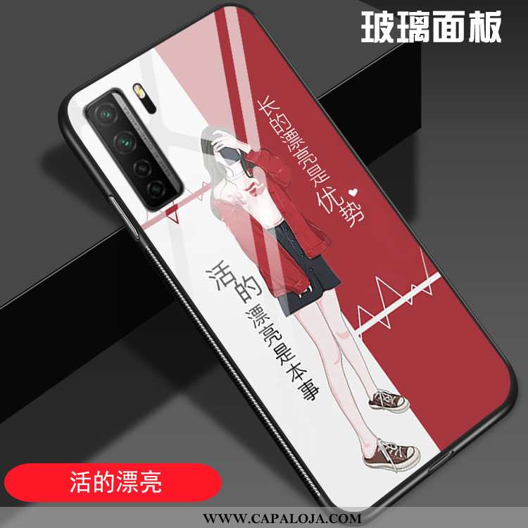 Capa Huawei P40 Lite 5g Moda Criativas Casal Tendencia Vermelho, Capas Huawei P40 Lite 5g Personaliz