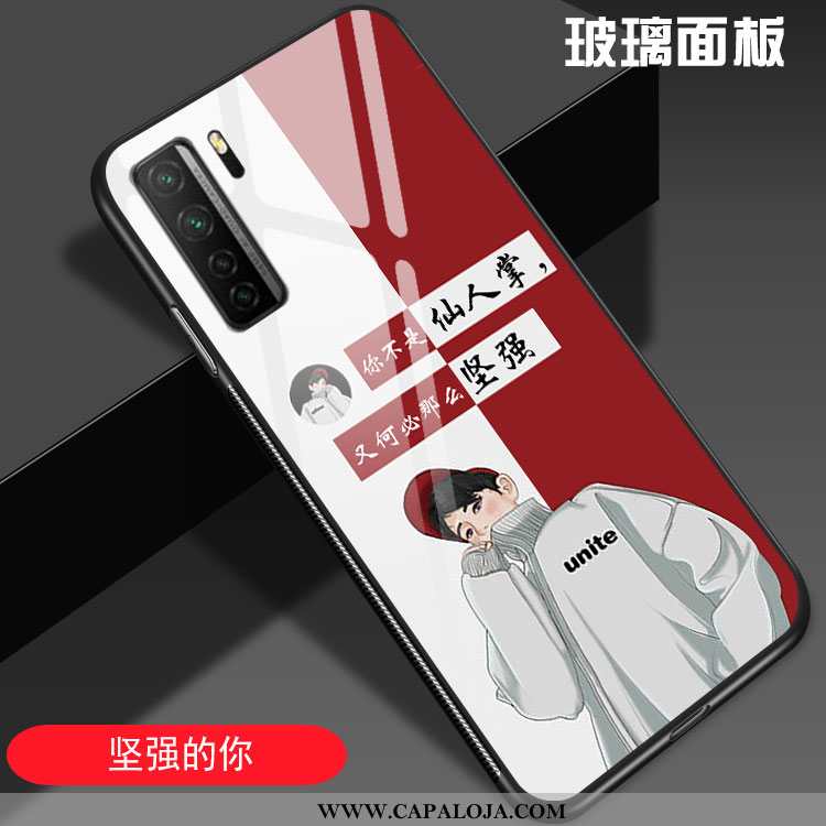 Capa Huawei P40 Lite 5g Moda Criativas Casal Tendencia Vermelho, Capas Huawei P40 Lite 5g Personaliz