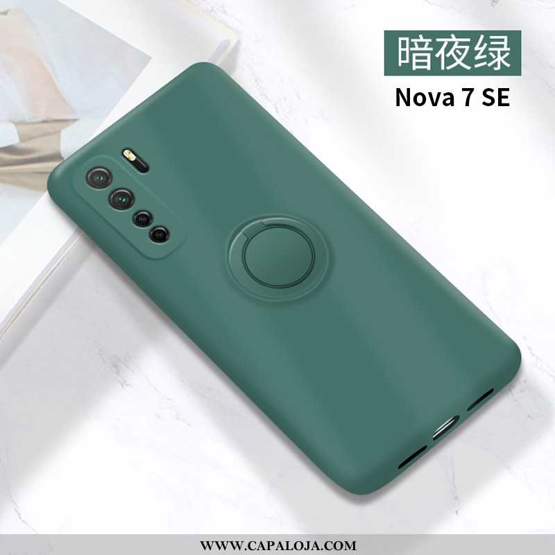 Capa Huawei P40 Lite 5g Protetoras Cases Soft Antiqueda Verde, Capas Huawei P40 Lite 5g Silicone Bar