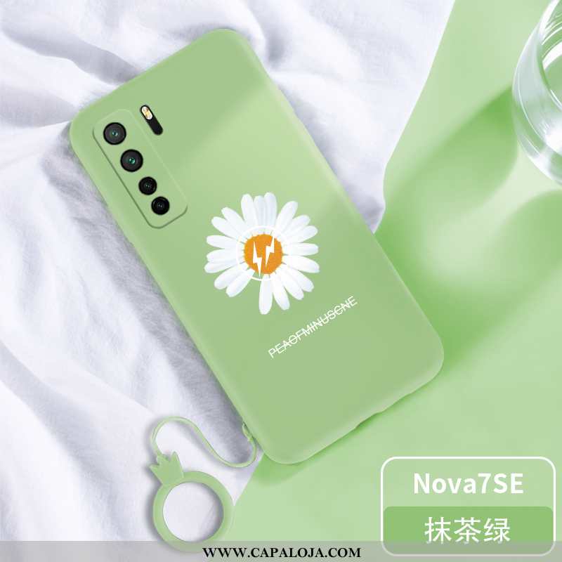 Capa Huawei P40 Lite 5g Silicone Masculino Malha Soft Verde, Capas Huawei P40 Lite 5g Personalizada 