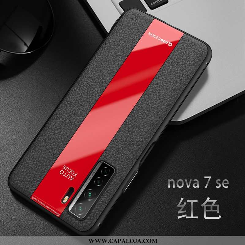 Capa Huawei P40 Lite 5g Silicone Vermelha Masculino Soft Vermelho, Capas Huawei P40 Lite 5g Fosco Ve