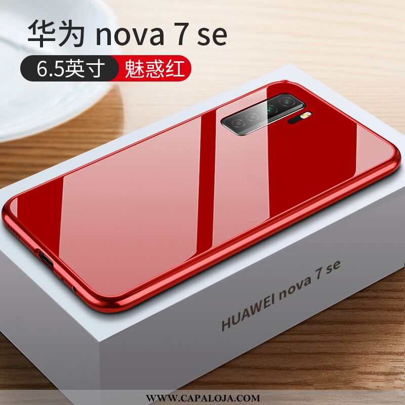 Capa Huawei P40 Lite 5g Tendencia Masculino Pop Metalasse Vermelho, Capas Huawei P40 Lite 5g Super B