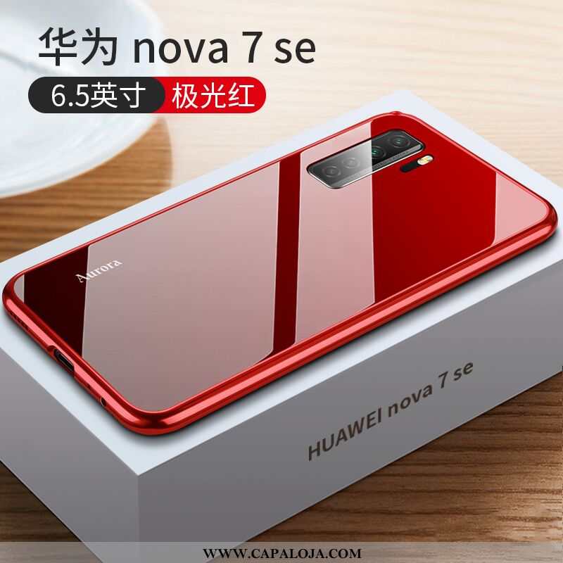 Capa Huawei P40 Lite 5g Tendencia Masculino Pop Metalasse Vermelho, Capas Huawei P40 Lite 5g Super B