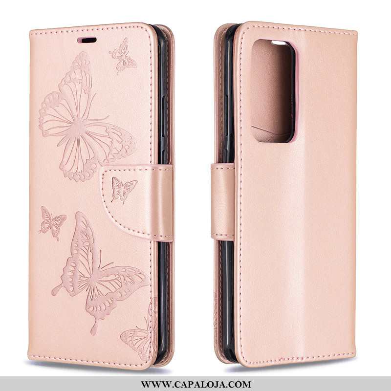 Capa Huawei P40 Lite Couro Cases Cordao Gravata Roxo, Capas Huawei P40 Lite Protetoras Online