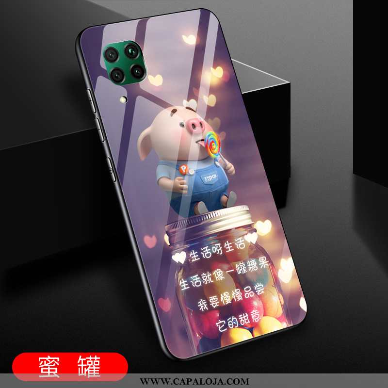 Capa Huawei P40 Lite Criativas Capas Masculino Personalizado Roxo, Huawei P40 Lite Protetoras Barato