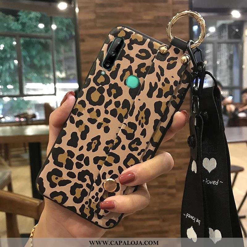 Capa Huawei P40 Lite E Cordao Soft Rosa Protetoras, Capas Huawei P40 Lite E Criativas Baratos