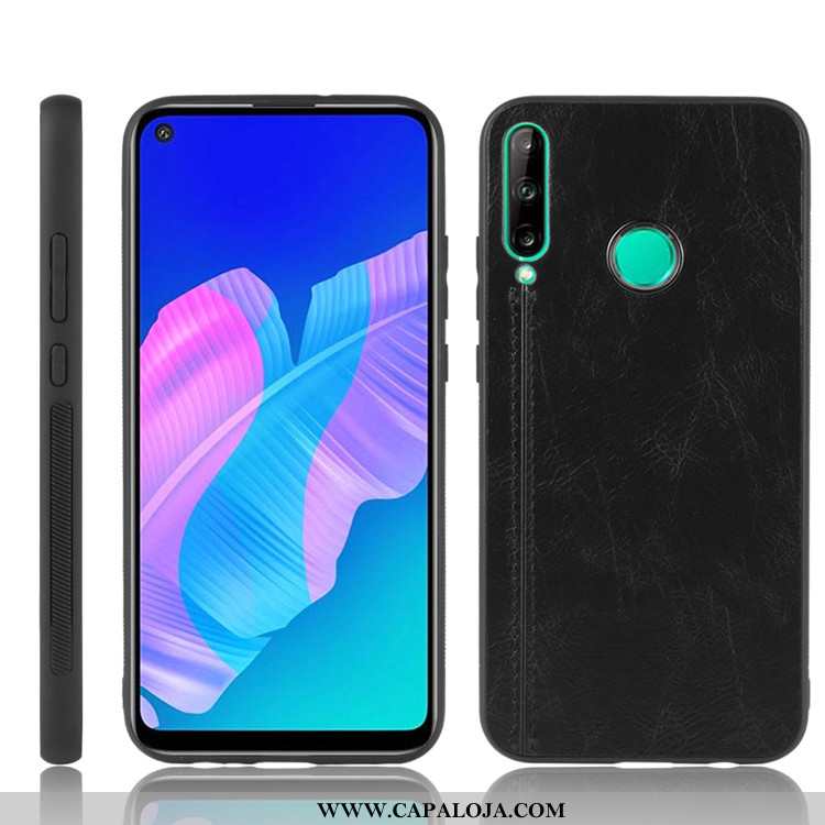 Capa Huawei P40 Lite E Couro Protetoras Antiqueda Capas Cinza, Huawei P40 Lite E Tendencia Baratos