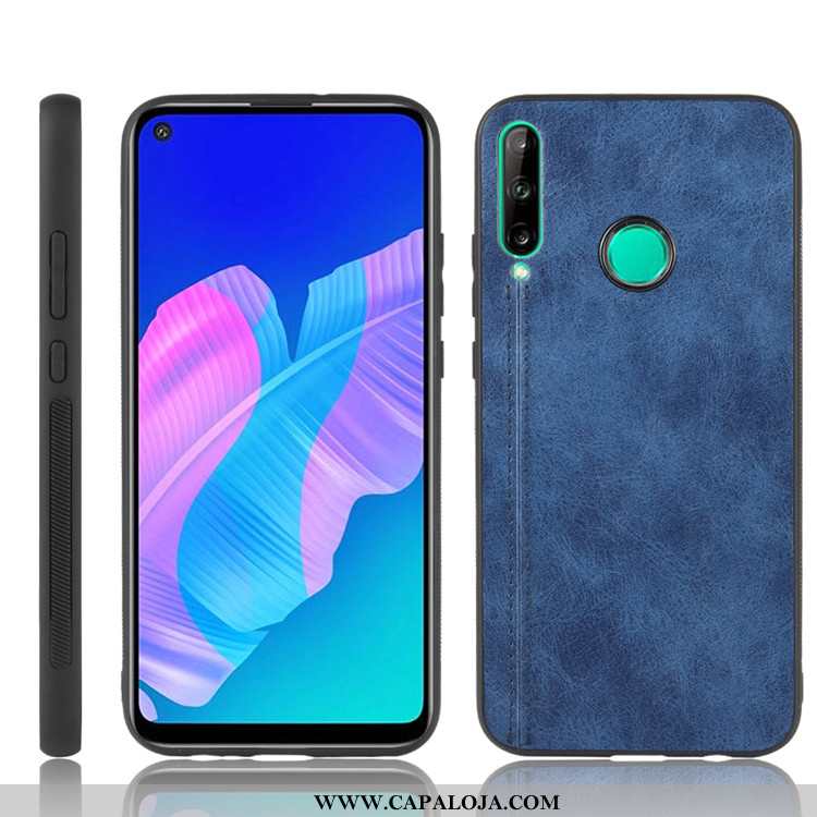 Capa Huawei P40 Lite E Couro Protetoras Antiqueda Capas Cinza, Huawei P40 Lite E Tendencia Baratos