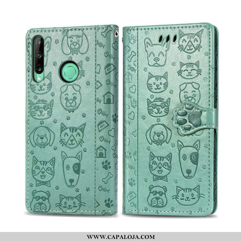 Capa Huawei P40 Lite E Couro Telemóvel Capas Gato Rosa, Huawei P40 Lite E Protetoras Baratos