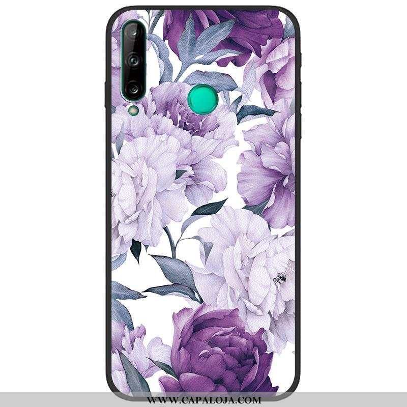 Capa Huawei P40 Lite E Criativas Pu Telemóvel Fosco Branco, Capas Huawei P40 Lite E Desenho Animado 