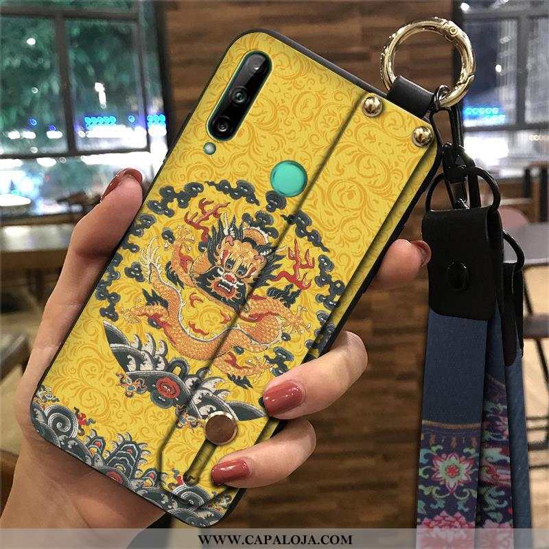 Capa Huawei P40 Lite E Soft Midi Capas Cordao Amarelo, Huawei P40 Lite E Protetoras Baratos