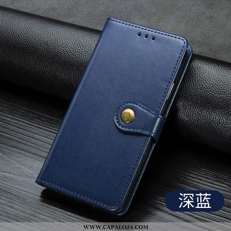 Capa Huawei P40 Lite Moda Masculino Capas Antiqueda Azul Escuro, Huawei P40 Lite Couro Promoção