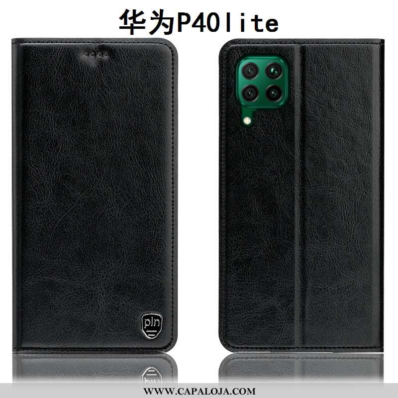 Capa Huawei P40 Lite Protetoras Capas Completa Tigrada Cinza, Huawei P40 Lite Couro Genuíno Baratas