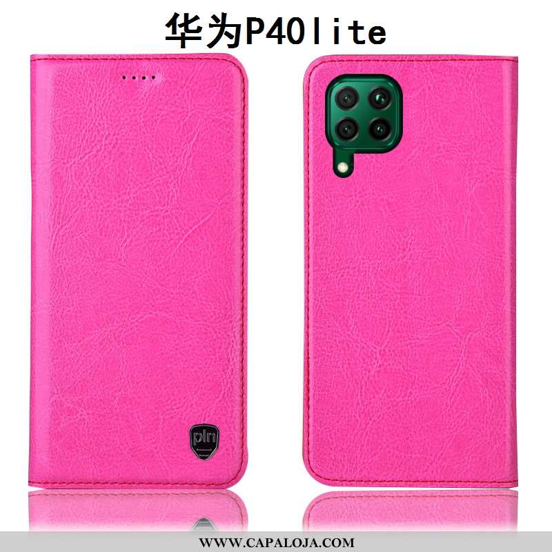 Capa Huawei P40 Lite Protetoras Capas Completa Tigrada Cinza, Huawei P40 Lite Couro Genuíno Baratas