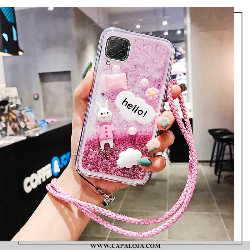 Capa Huawei P40 Lite Protetoras Capas Malha Feminino Roxo, Huawei P40 Lite Silicone Baratos