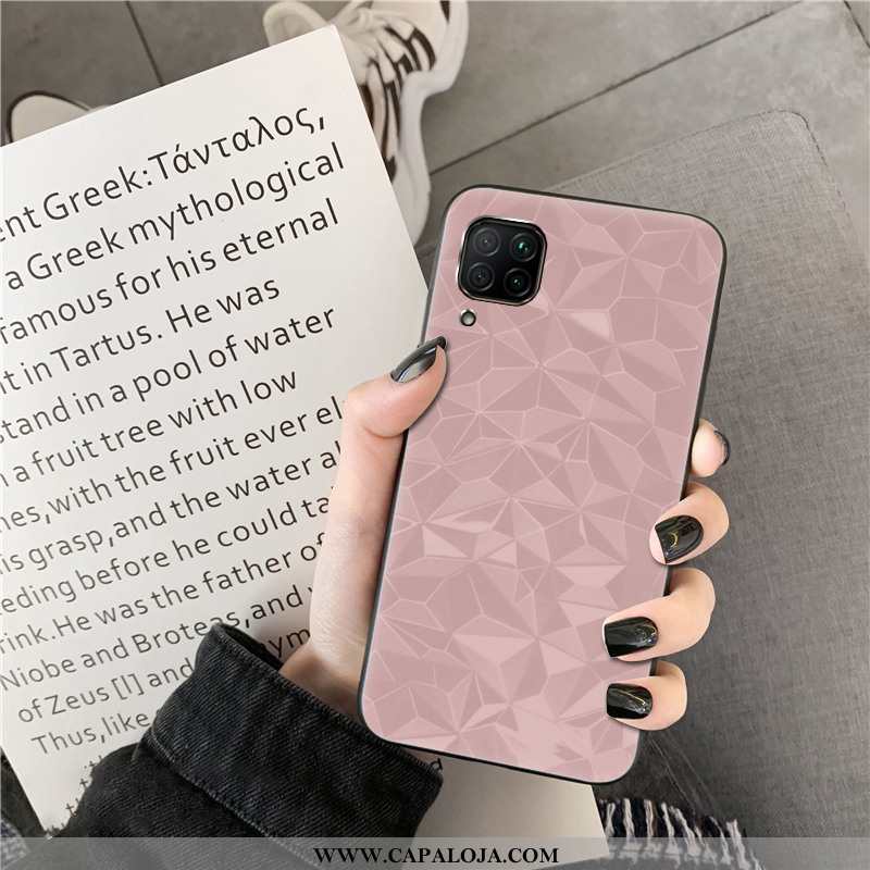 Capa Huawei P40 Lite Protetoras Cases Verde Frente Rosa, Capas Huawei P40 Lite Diamante Baratas