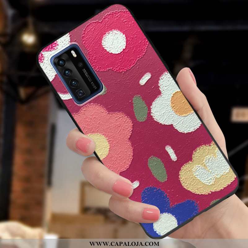 Capa Huawei P40 Pro Slim Masculino Telinha Super Roxo, Capas Huawei P40 Pro Tendencia Promoção