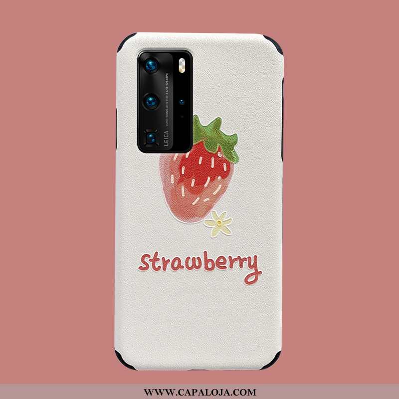 Capa Huawei P40 Pro Soft Cases Antiqueda Masculino Vermelho, Capas Huawei P40 Pro Protetoras Promoçã