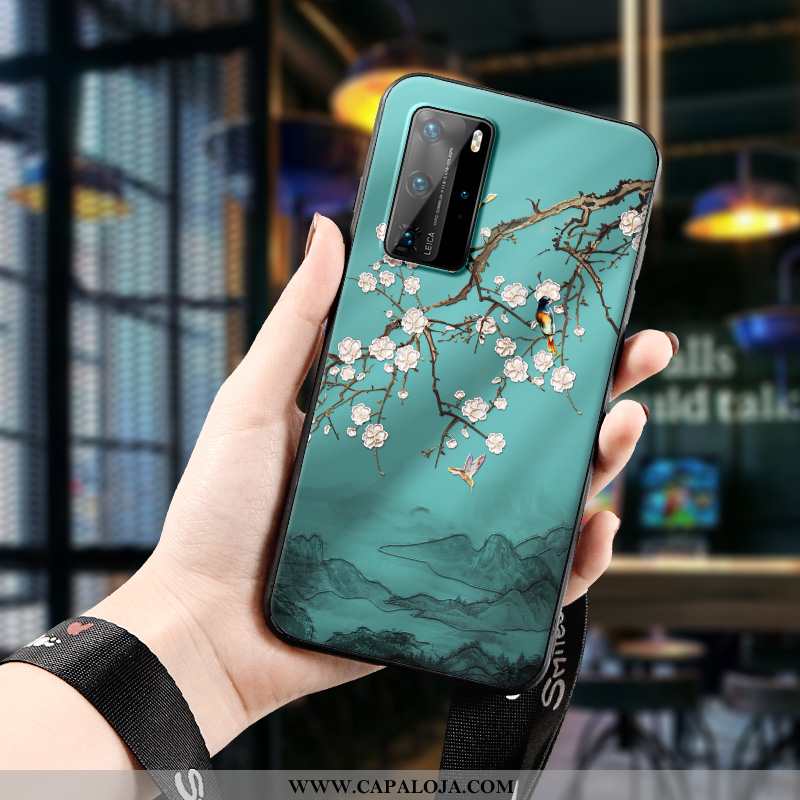 Capa Huawei P40 Pro Soft De Grau Masculino Midi Verde, Capas Huawei P40 Pro Protetoras Baratos