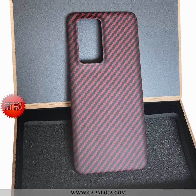 Capa Huawei P40 Pro Super Capas Fibra Cases Azul Escuro, Huawei P40 Pro Slim Baratas