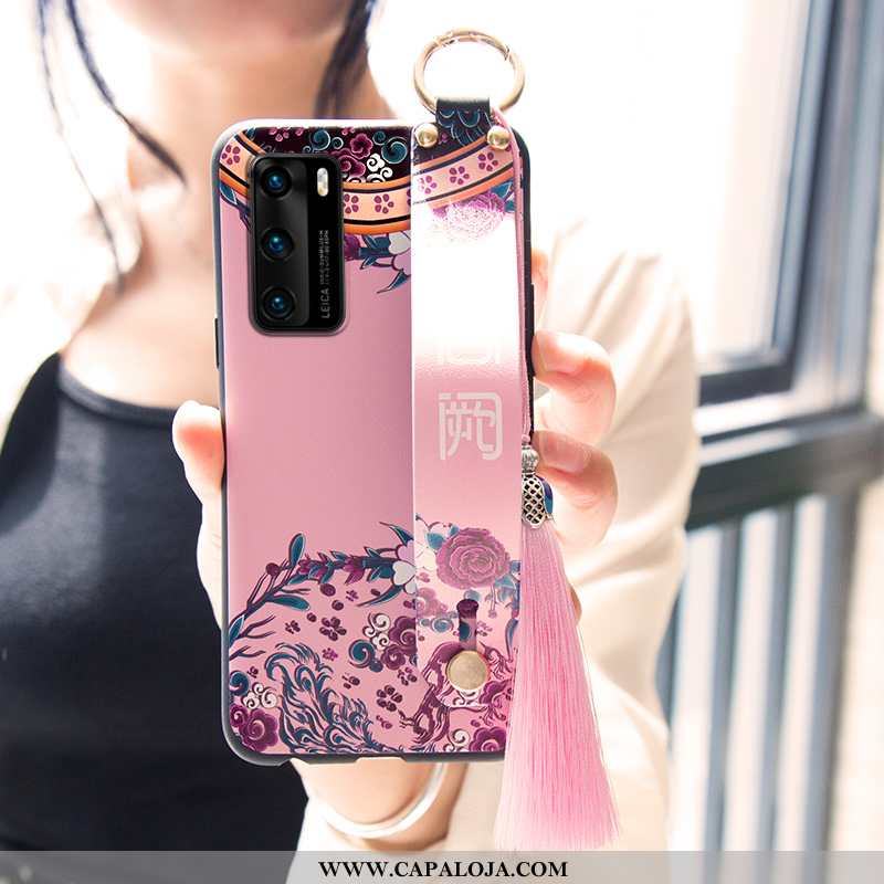 Capa Huawei P40 Protetoras Capas Feminino Cases Roxo, Huawei P40 Soft Venda