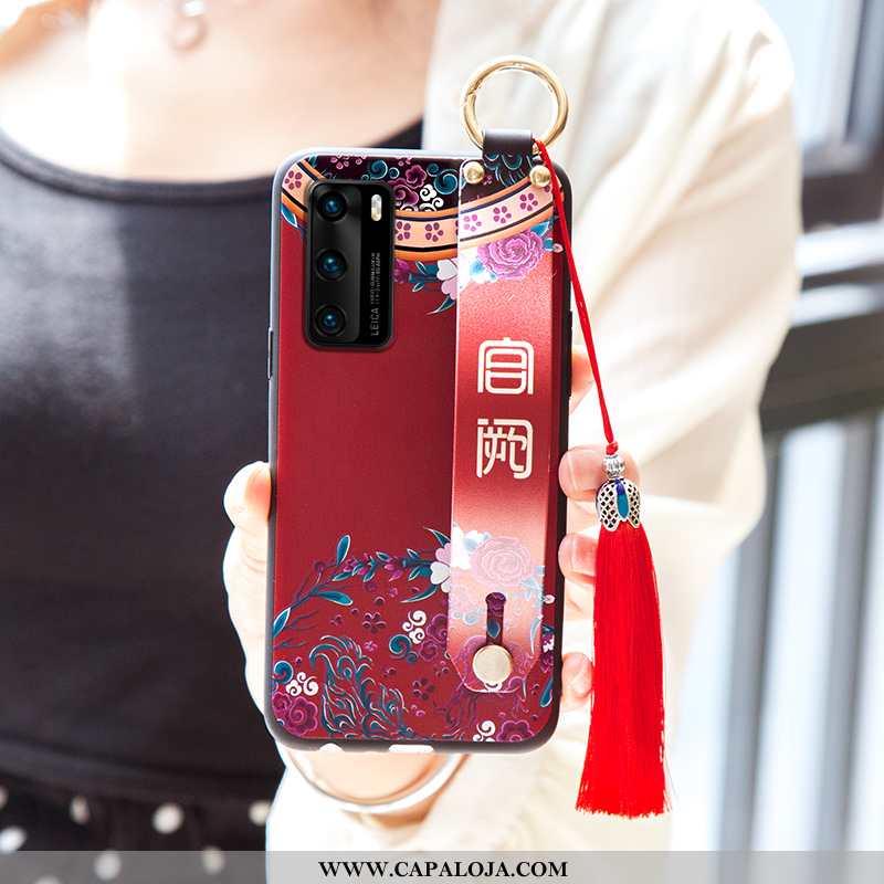 Capa Huawei P40 Protetoras Capas Feminino Cases Roxo, Huawei P40 Soft Venda