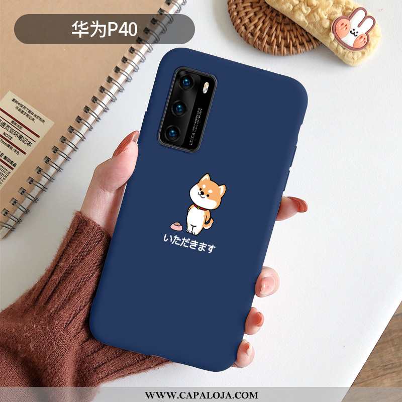 Capa Huawei P40 Protetoras Cor De Vinho Desenho Animado Outono Bordô, Capas Huawei P40 Silicone Vend